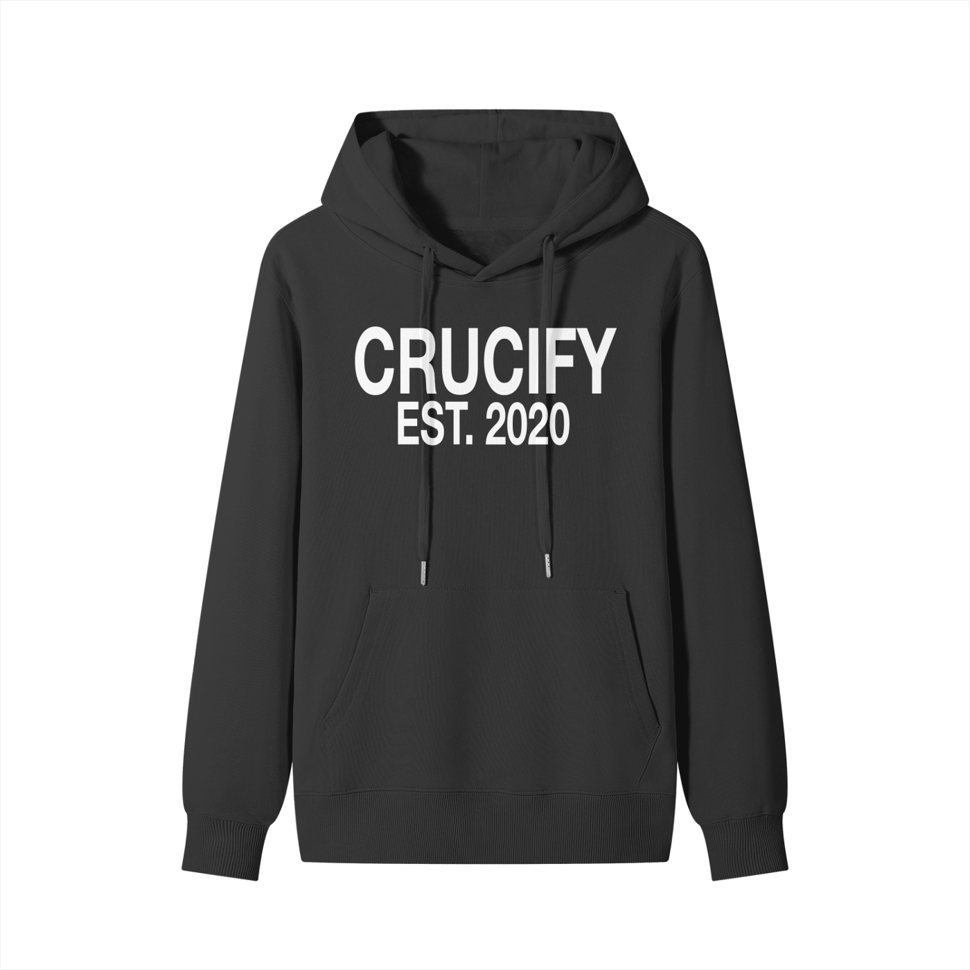 CRUCIFY EST.2020 black hoodie