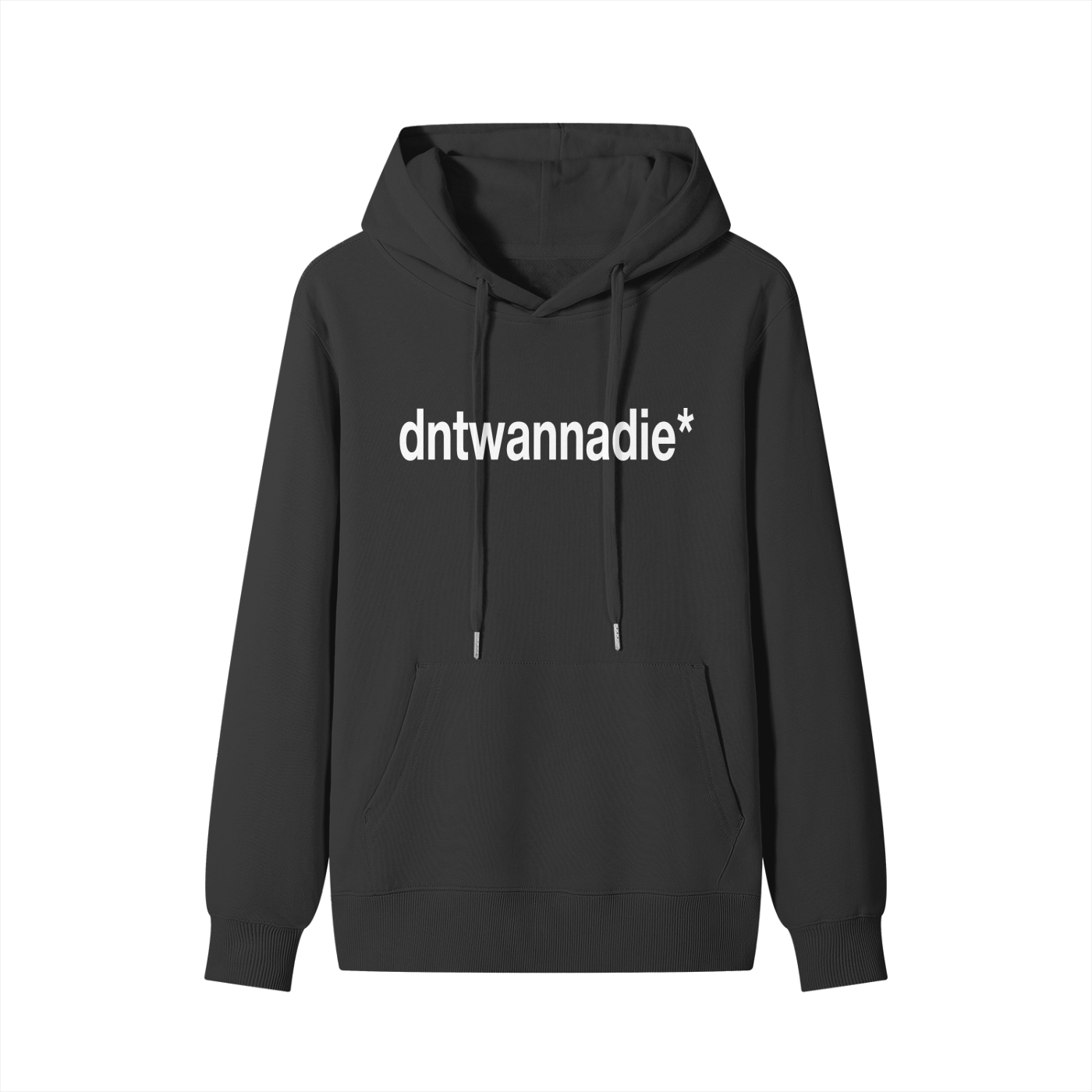 dntwannadie* black hoodie