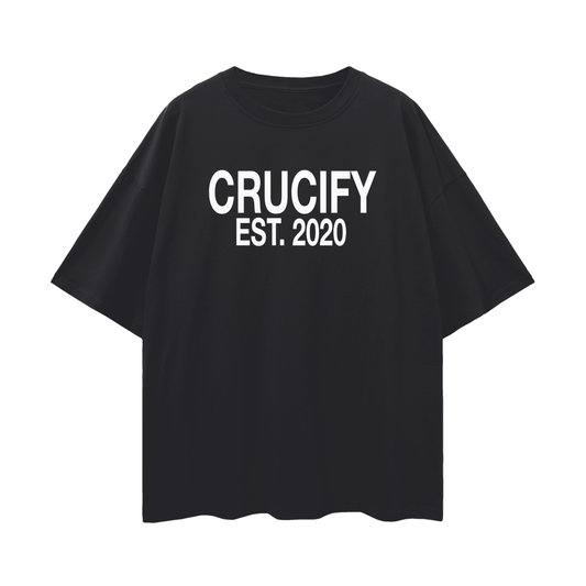 CRUCIFY EST.2020 black shirt